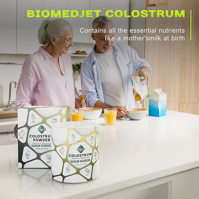 Colostrum Supplement Powder-for Immune Support Gut Health-Muscle Recovery &amp Wellness-Natural IgG-Pure Whole Bovine Superfood-Unflavored-75 Servings