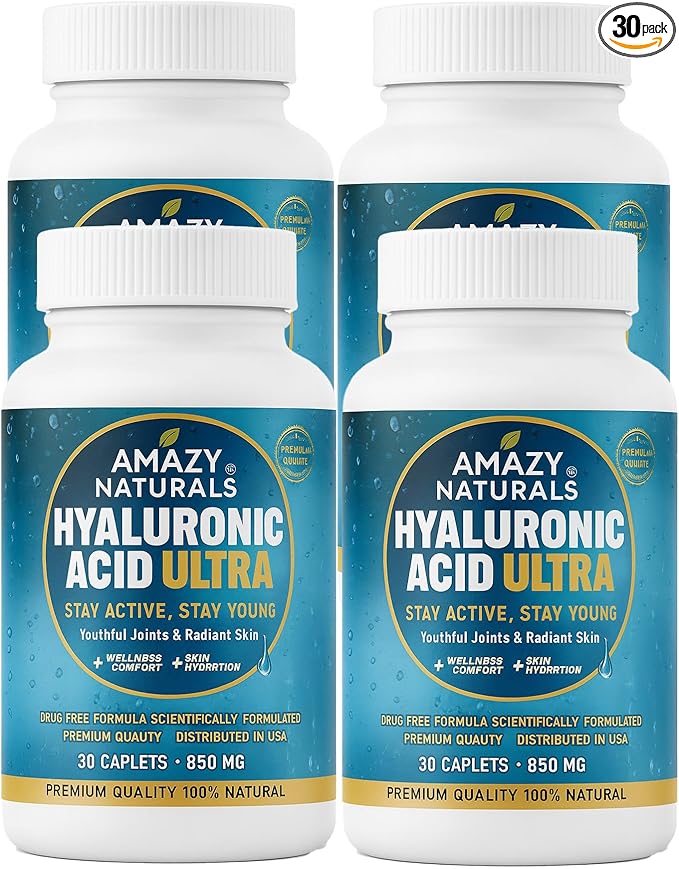 Hyaluronic Acid Ultra 850mg 30 Caplets Premium Joint and Skin Supplement (4)