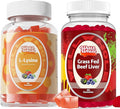 Well&ampWhole L-Lysine Gummies 1000mg and Grass Fed Beef Liver Gummies