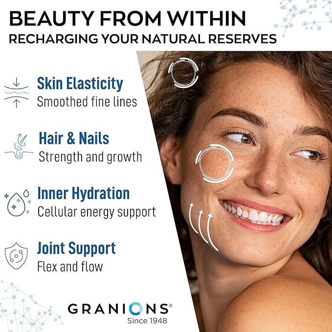 Granions Glucosamine Chondroitin MSM Powder and Marine Collagen Powder unflavored - Joint Support Bundle