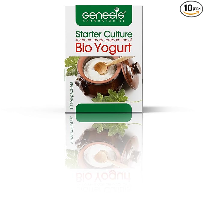 Bio Bulgarian Yogurt Starter Culture For Bio Yogurt Natural Probiotic Yogurt Culture Starter Homemade Yoghurt Starter up to 50 Liters Lactobacillus bulgaricus 10 sachets