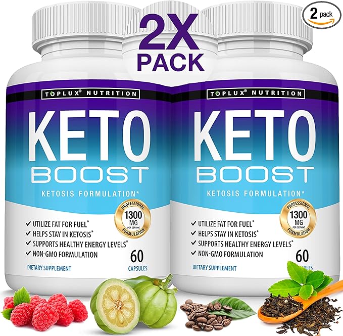 Keto Boost Diet Pills Ketosis Supplement - Natural Exogenous Keto Formula Support Energy &amp Focus Advanced Ketones for Ketogenic Diet for Men Women