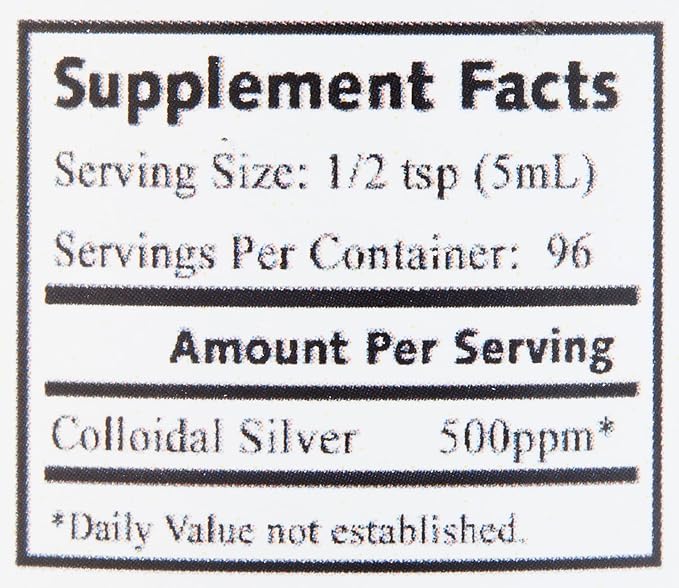 BIOSILVER | Colloidal Silver Liquid | 500 ppm Extra Strength 8 oz with Spray Bottle | Immune &amp Stem Cell Support | Wound Care &amp Superior Healing