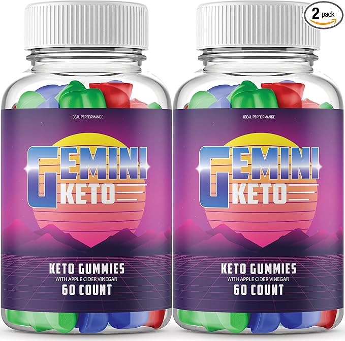 IDEAL PERFORMANCE (2 Pack) Gemini Keto Gummies (120 Gummies)