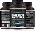 Digestive Enzymes and Priobiotics Blend - 60 Ct Protease Lipase Lactase Galactosidase Acidophilus Casei Plantarum