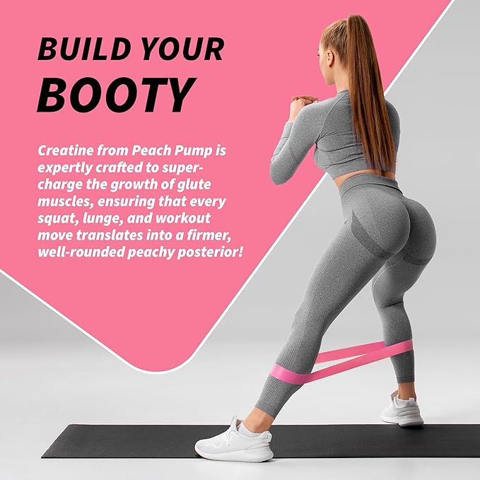 Creatine Monohydrate Powder Glute Builder Creatine for Women 3g Vegan Micronized Creatine per Serving for Energy Muscle Support 70 Servings Unflavored
