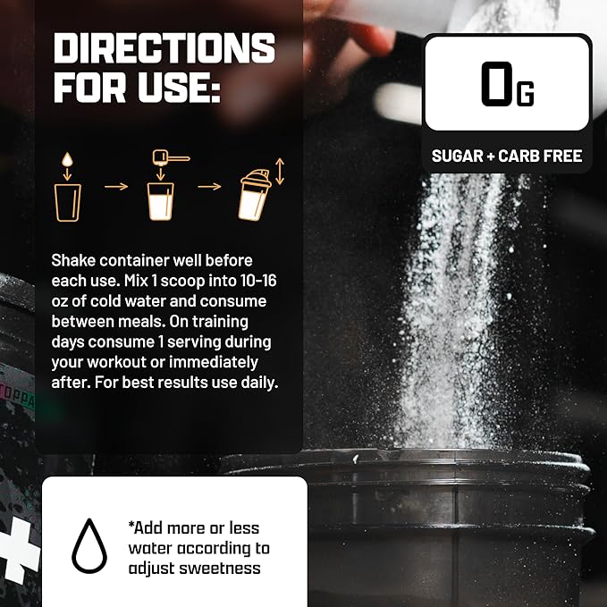 Nutrex Research EAA Hydration | EAAs + BCAA Powder | Muscle Recovery Strength Muscle Building Endurance | 8G Essential Amino Acids + Electrolytes | 30 Servings It's Mango Time