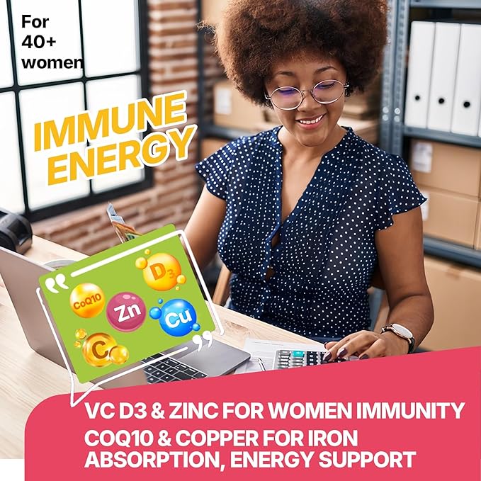 Liposomal Vitamin C 1000mg + D3 5000IU + Zinc Filled Gummies Folate 800mcg Chewable Supplement Elderberry for Immune Hyaluronic Acid VE for Beauty Energy &amp Overall Health Sugar Free Natura