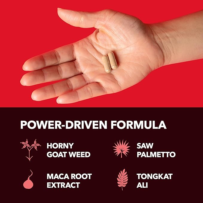 HAVASU NUTRITION Horny Goat Weed Capsules (30 Servings) &amp L Arginine L Citrulline Supplement (30 Servings)