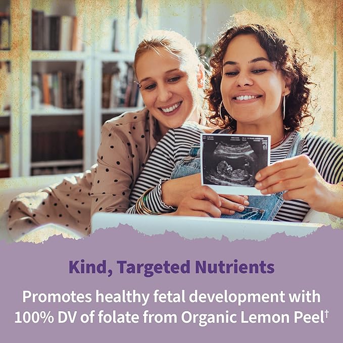 Garden of Life Organics Prenatal Vitamin: Folate for Energy &amp Healthy Fetal Development &amp - Dr. Formulated Probiotics Once Daily Prenatal - Acidophilus and Bifidobacteria Probiotic Support