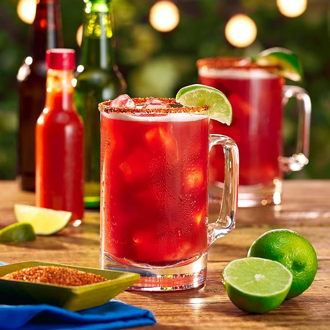 Clamato Limon Tomato Cocktail 64 fl oz bottle (Pack of 8) Zesty Citrus Mixer Authentic Flavor Perfect Mixer for Micheladas and Bloody Mary Drinks and other Cocktail Spirits