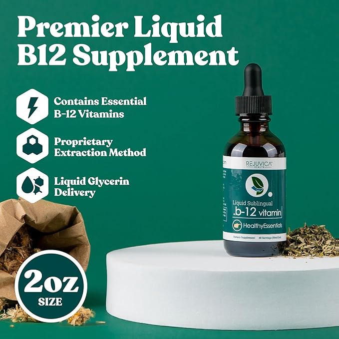 Rejuvica Health Vitaliver + Active B12 - Advanced Liver &amp B12 Support Bundle - Liquid Delivery for Better Absorption - Milk Thistle Chanca Piedra Artichoke Dandelion &amp More!