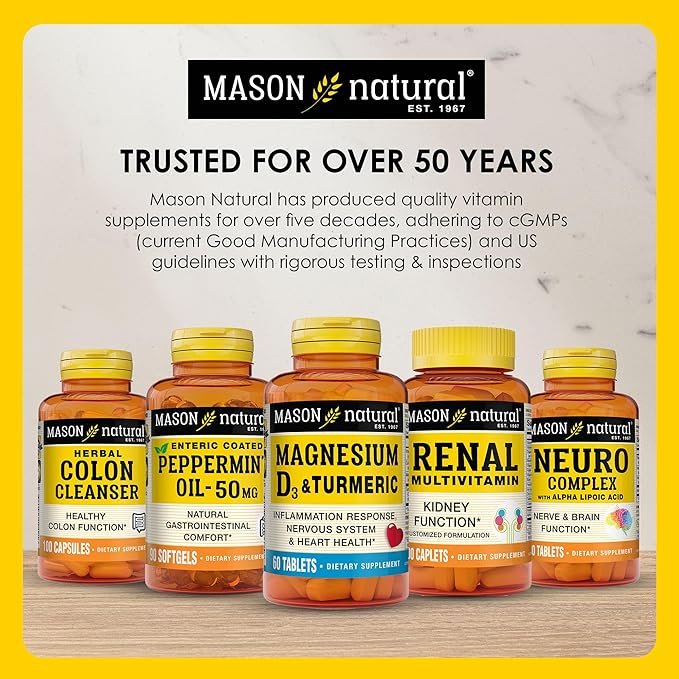 Mason Natural Vitamin A Beta Carotene 25000 IU Supports Vision Cell Function &amp Immune Health 100 Softgels Pack of 3