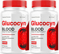 (2 Pack) Glucocyn - Glucocyn Capsules Glycogen Support Official Gluco Cyn Supplement Pills Health &amp Wellness All Natural Ingredients Glucosyn Plus Premium Advanced Formula 60 Capsules for 2 Mon
