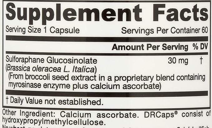 JARROW FORMULAS Brocco Max 500 MG 60 CT