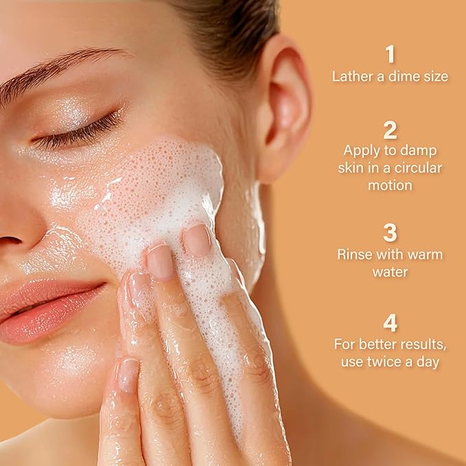 InstaNatural Vitamin C Fan Favorites Cleanser and Moisturizer Kit Brightens Reduces the Look of Fine Lines and Uneven Texture with Aloe Vera and Botanical Extracts