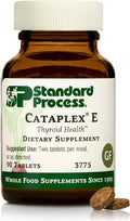 Standard Process Cataplex E - Thyroid Health Support with Antioxidant Vitamin E &amp Selenium - Endocrine Gland Health Support - Gluten-Free Non-Dairy &amp Non-Soy - 90 Tablets (45 Servings)