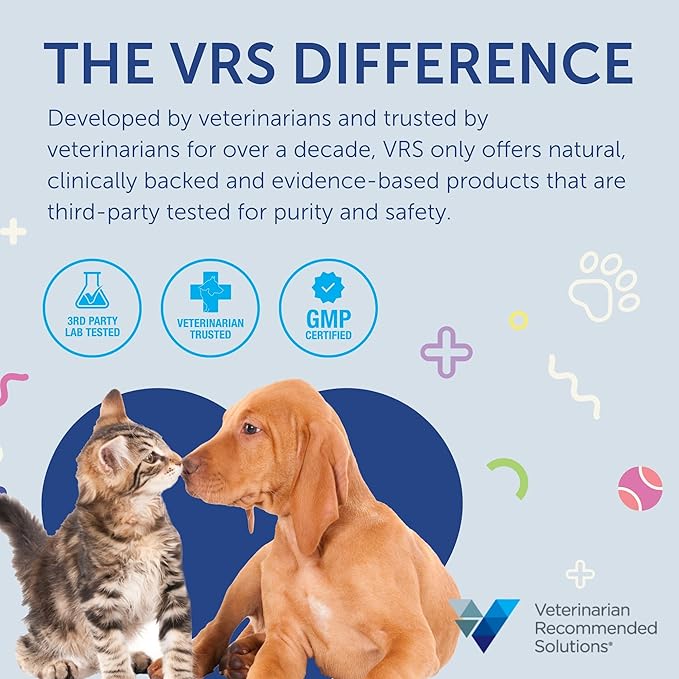 Immuno-5 Immune &amp Respiratory Support Powder for Cats from Veterinarian Recommended Solutions with L-Lysine Omega-3 &amp Egg Yolk