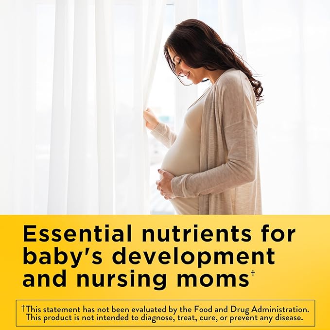Nature Made Postnatal Multivitamin + DHA 200 mg Postnatal Vitamins for Women Includes Iron Vitamin D3 Calcium Iodine &amp More for Breastfeeding Moms 60 Softgels