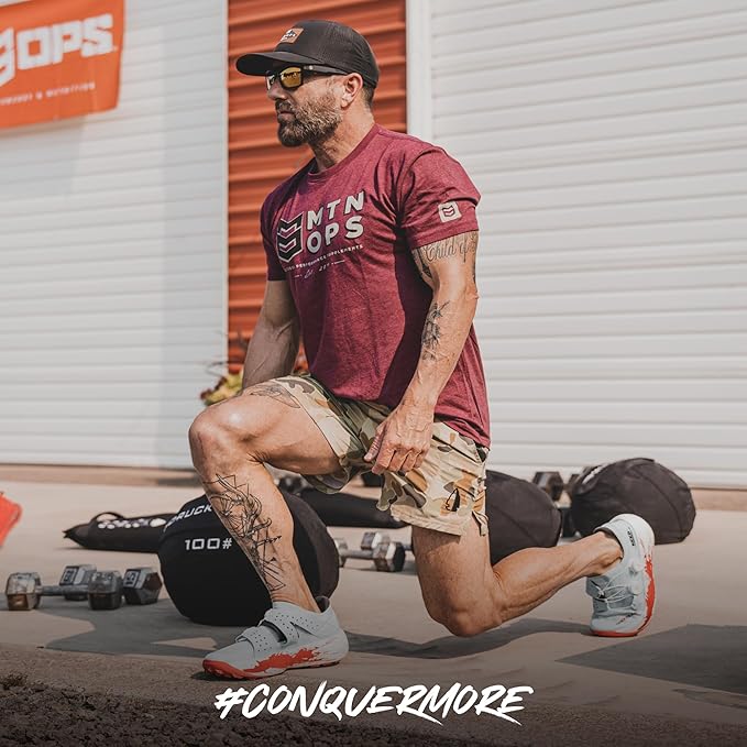 MTN OPS BCAA Powder 2:1:1 Amino Acids Supplement Powder for Rapid Muscle Recovery &amp Repair with Zero Sugar &amp Gluten Free - 30-Servings Tropical Punch Cameron Hanes Keep Hammering Series