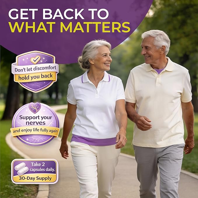 RHP Extra Strength Nerve Support Formula for Nerve Repair and Regeneration. 60 Capsules