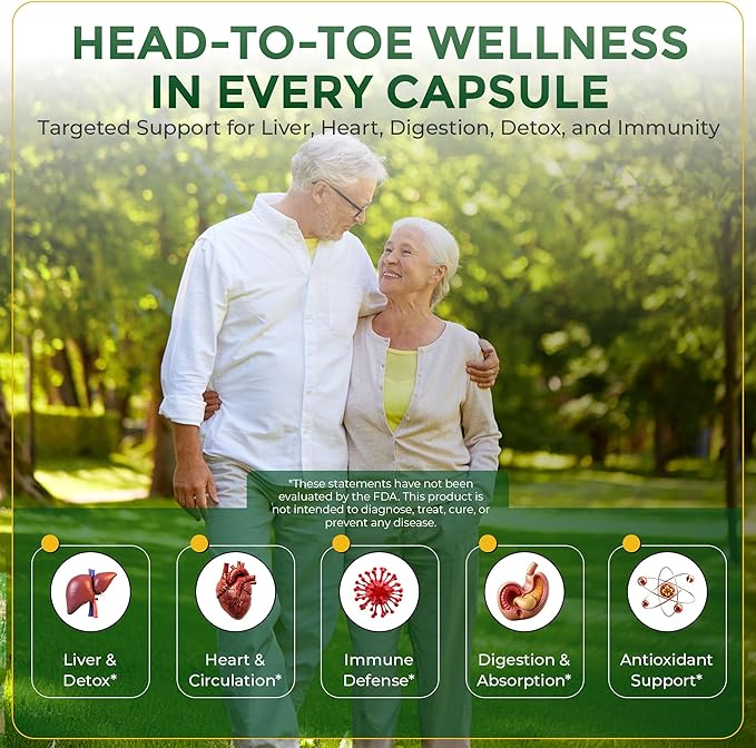 9-IN-1 Premium Spike Detox Wellness Formula – 8X Potency Nattokinase Bromelain Curcumin Milk Thistle for Spike Support Immune &amp Antioxidant Support Liver &amp Heart Health support –120 Veg.