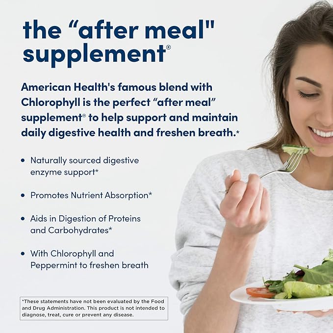 American Health Papaya Enzyme Chewable Tablets Digestive Health Bundle - 600 Count with 100 Count