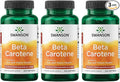 Swanson Beta-Carotene Vitamin A 25000 IU Eye and Skin Health Supplement for Adults Seeking Vision and Immune Support - 7500 mcg (300 Softgels 3 Pack)