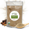 Dimmak Herbs Organic Prepared He Shou Wu Powder (Fo-Ti Root)- Traditional Black Bean Cured Tonic for Hair Thickness Graying &amp Jing Vitality- Polygonum Multiflorum Safe &amp Potent (4oz)