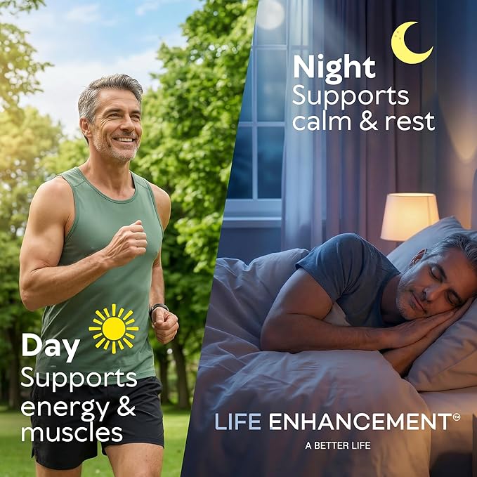 Life Enhancement Ultra Triple Magnesium Complex - 325 mg - with B6 Glycinate Malate &amp Citrate - Magnesium Supplement Enhance Sleep and Brain Function - Made in USA (90 Vegetarian Capsules)