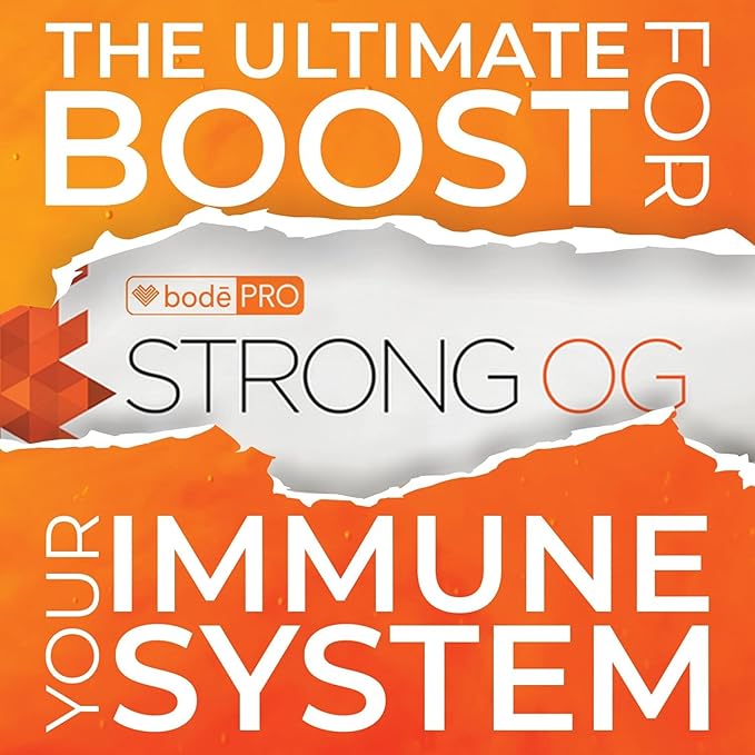 BodePRO Strong OG | Liquid Antioxidant | Magnesium Iron Zinc | Immune Booster | Vitamin C B12 D3 B6 A and E | Vitamins and Minerals | 32fl.oz.