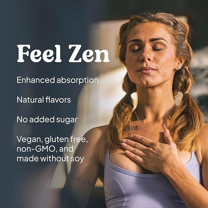 KAL Calming Magnesium Powder - Blueberry Flavor Magnesium Supplement - High Absorption Relaxation Support No Added Sugar Vegan Gluten Free Made Without Soy - 40 Servings 9 oz