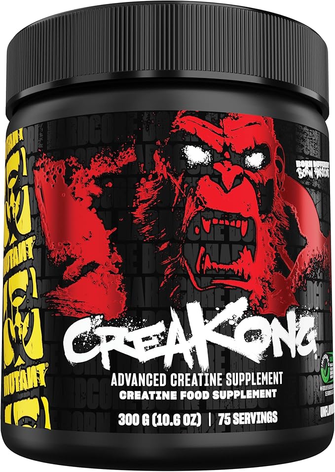 Mutant Creakong – 300G Of Delivering Sheer Unadulterated Size And Power A Creatine Blend That Delivers Only Pure Creatines From The World’s Leading Creatine Sources.