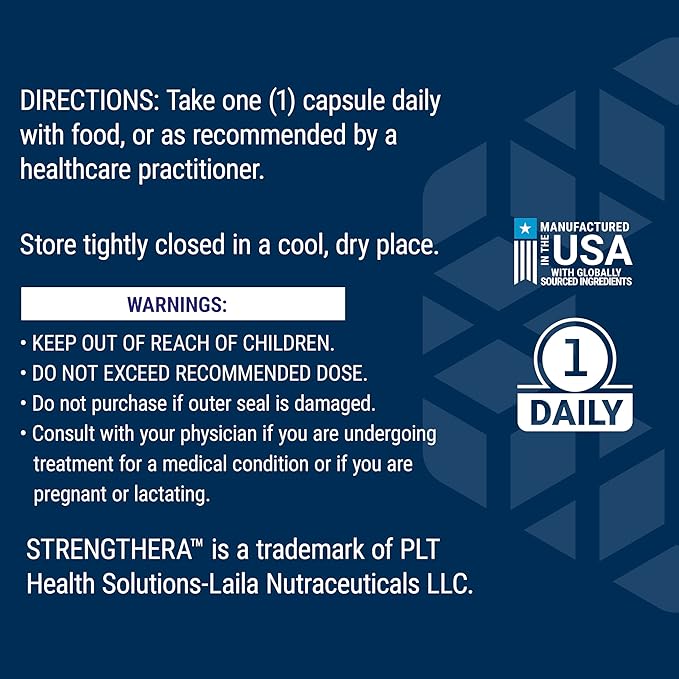 Life Extension Active Vitality &amp Strength Functional Fitness Muscle Health Physical Independence 1-Daily Non-GMO Gluten-Free 30 Capsules