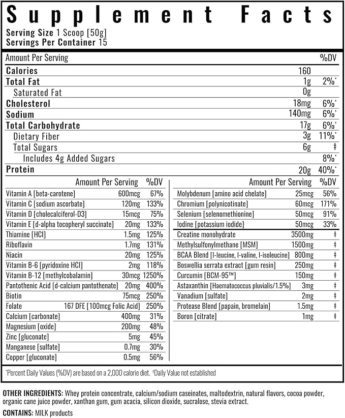 Wilderness Athlete - Brute Strength BCAA Post Workout | BCAA Creatine Workout Powder - Premium Post Workout Recovery Drink | 15 Serving Tub (Apple Pie)