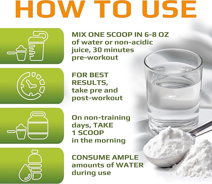 MFL Muscle Creatine | 3 Forms of Micronized Creatine | 10g | 0 Sugar | Sweetened with Stevia | All-Natural | 60 Servings (Lemonade)