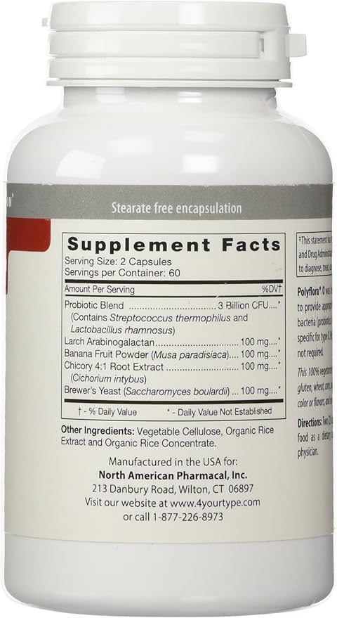D'Adamo Personalized Nutrition Polyflora O 120 Count