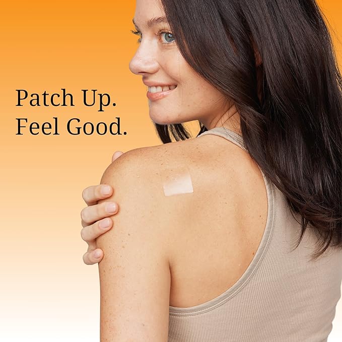 The Patch Remedy Focus Patch | Ginkgo Biloba Acetyl-L-Carnitine Bacopa Magnesium L-Threonate Green Tea | 30 Patches