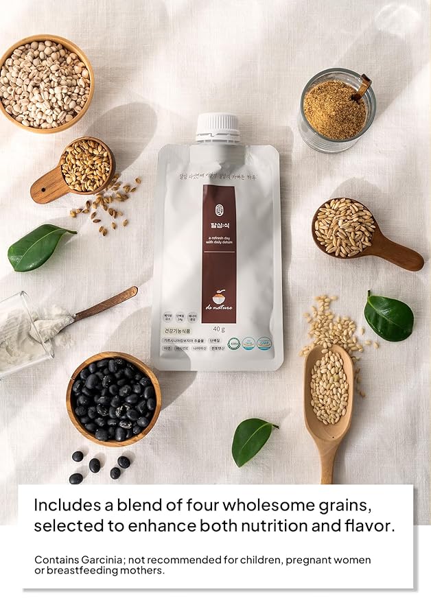 Korean Food Creamy Grain Protein Shake – Naturally Sweet Meal Replacement with 14g Protein Single-Serve Packs Convenient &amp Nutritious
