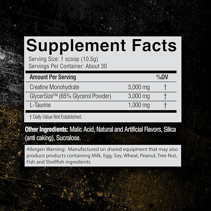 CONDEMNED Labz Locked Down | Creatine Performance Complex | Creatine Monohydrate Glycerol Taurine | Enhanced Hydration Energy &amp Stamina | 30 Servings (Lemon Lime)