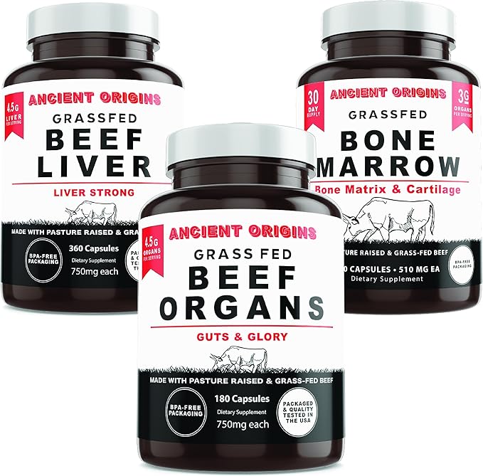 Ancient Origins Starter Pack: Grass Fed Liver Organs and Marrow