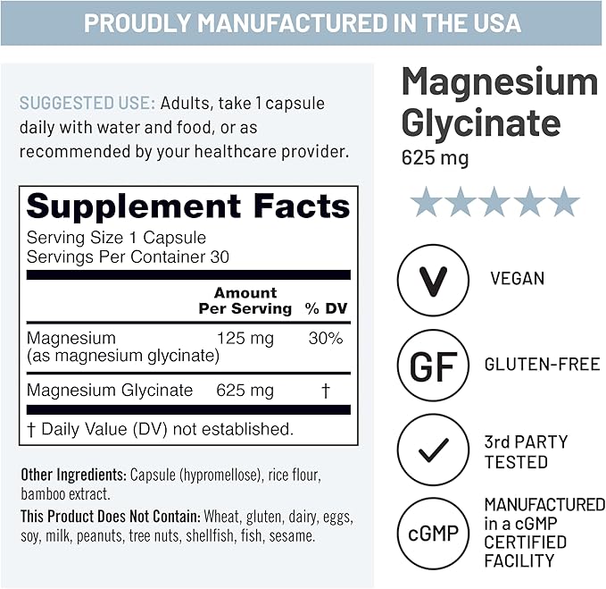 NatureWise [1] Green Coffee Bean Extract - Vegan Non-GMO - 60 Capsules[30-Day Supply] + (Pack of 2) Magnesium Glycinate 625mg - Chelated Magnesium - 30 Capsules[30-Day Supply]
