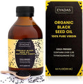 Organic Black Seed Oil 8.4 Fl Oz – 100% Turkish Cold-Pressed Nigella Sativa with 3X Thymoquinone – Pure Cumin Extract in Amber Glass Bottle for Immune Hair Skin &amp Overall Wellness
