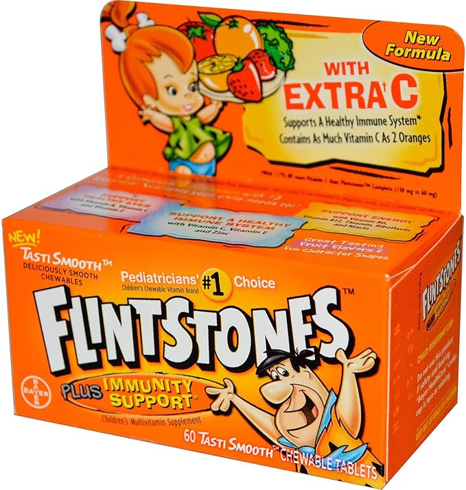 Flintstones Children's Multivitamin Supplements Chewable Tablets 60 ea