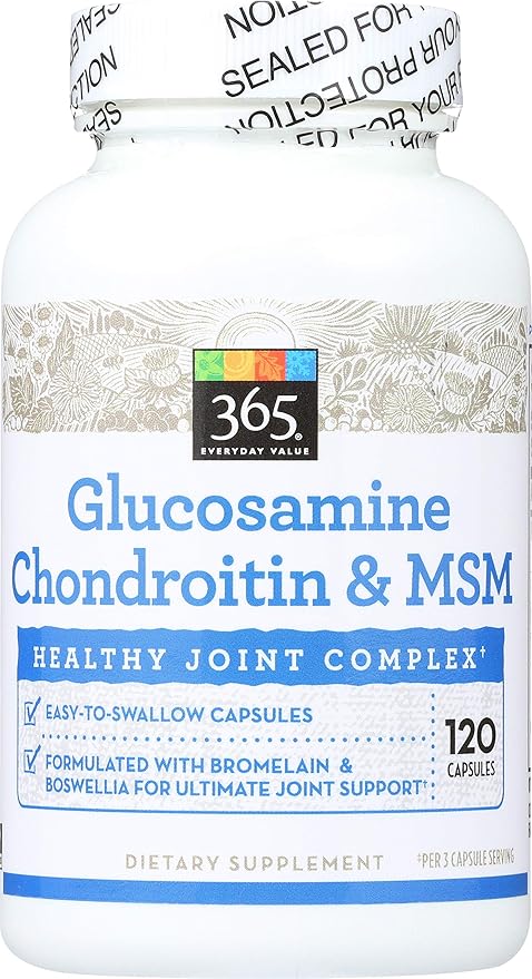 365 by Whole Foods Market Glucosamine Chondroitin &amp MSM 120 ct