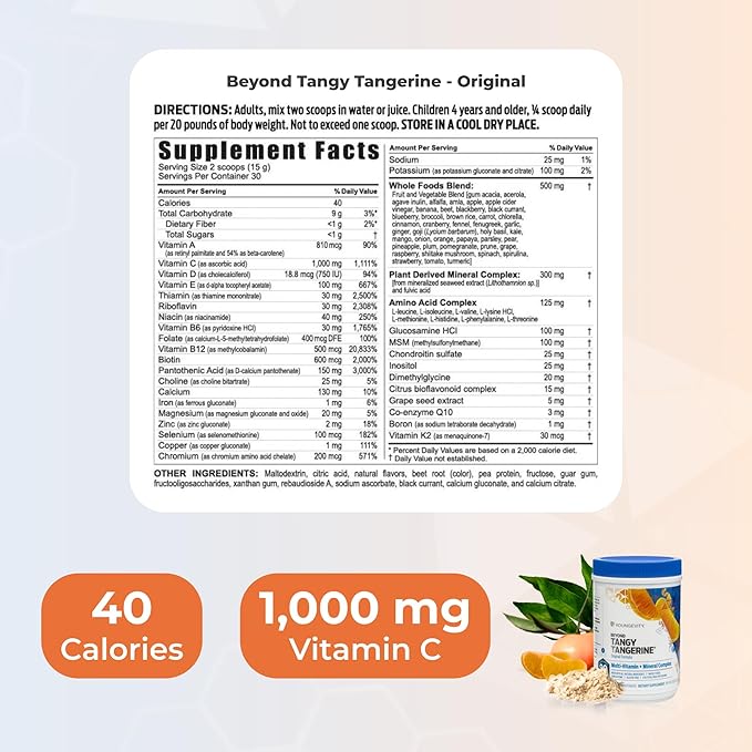Beyond Tangy Tangerine - 420 G Canister 2 Pack by Youngevity