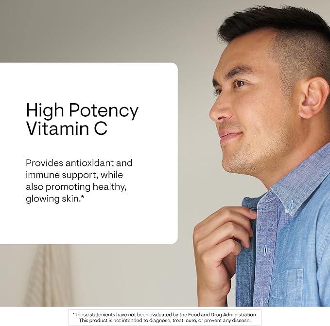 THORNE - High Potency Vitamin C - Ascorbic Acid with Calcium Magnesium &amp Potassium - Healthy Immune Function &amp Antioxidant Support* - Third-Party Certified - Gluten Dairy &amp Soy-Free - 42