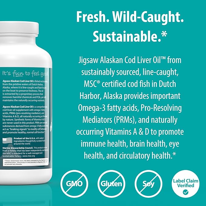 Jigsaw Health Bundle | MagSRT 240 Tablets and Alaskan Cod Liver Oil 180 Softgels
