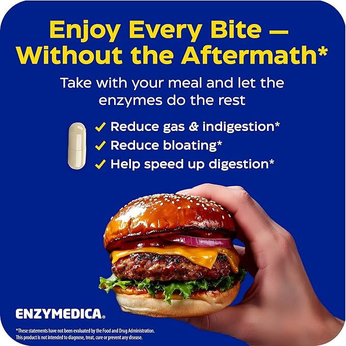 Enzymedica Digest Gold - Digestive Enzyme Supplement for Women &amp Men Enzyme Capsules for Digestion Gut Health Support Helps Gas &amp Bloating ATPro Energy Support Maximum Strength Vegan - 9