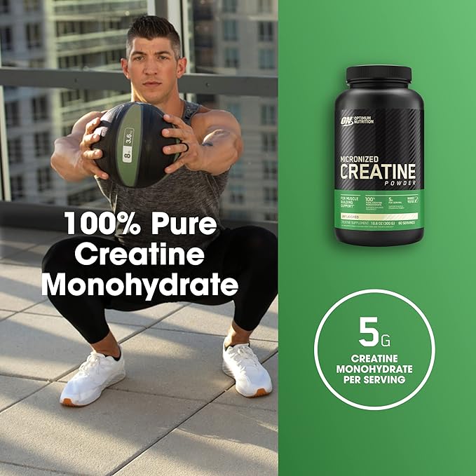 Optimum Nutrtion Bundle: Amino Energy Powder Plus Hydration with BCAA Electrolytes and Caffeine Watermelon Splash 30 Servings + Micronized Creatine Monohydrate Powder Unflavored 60 Servings